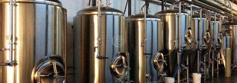 Brewery steel barrels