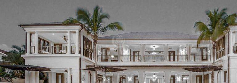 Grand building in Barbados