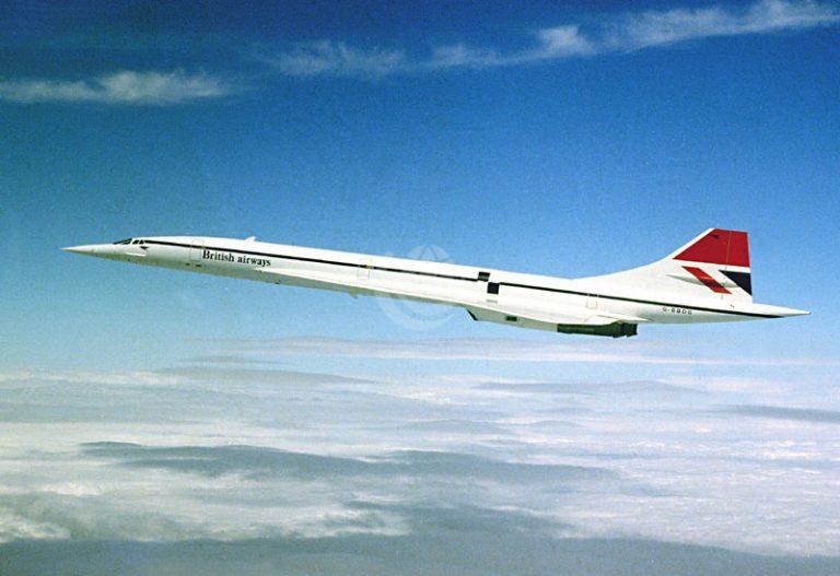 Brooklands concorde in flight