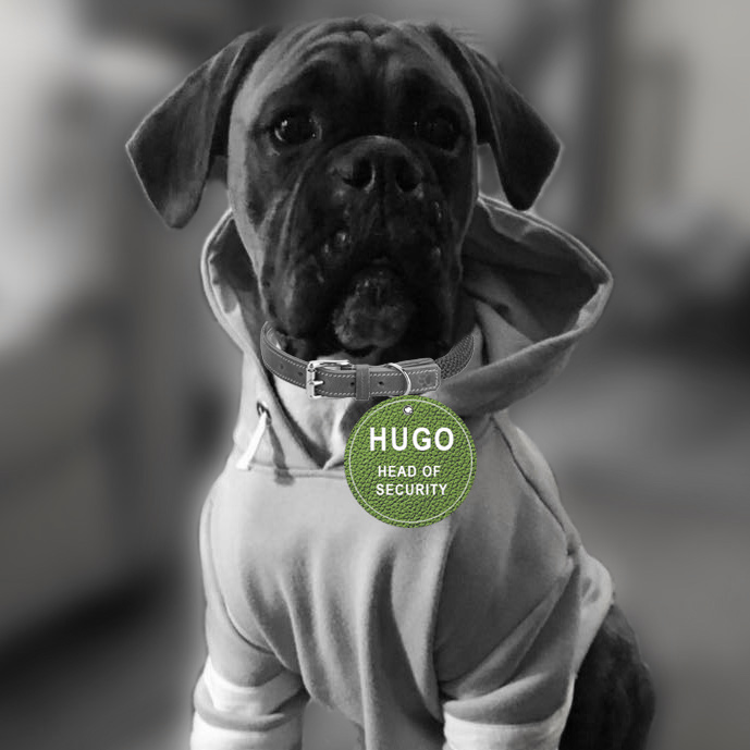 Hugo Hydraulics Online wearing head of security badge