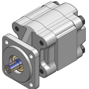 Parker / Commercial P30 Type Cast Iron Gear Pump / Motor - 312 9612 019