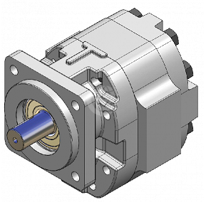 Parker / Commercial P76 Type Cast Iron Gear Pump / Motor - 316 9310 228