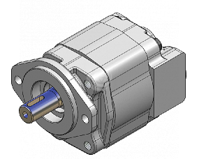Parker / Commercial P315 Type Cast Iron Gear Pump / Motor - 326 9111 755