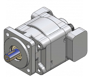 Parker / Commercial P330 Type Cast Iron Gear Pump / Motor - 324 9110 267