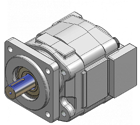 Parker / Commercial P365 Type Cast Iron Gear Pump / Motor - 322 9112 018
