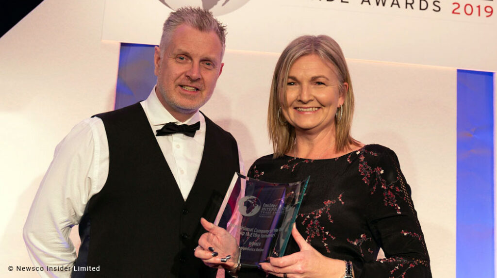 Helen and Mark Tonks at Insider Media Awards