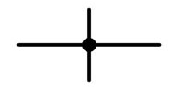 Hydraulics Symbols 4 way line connection