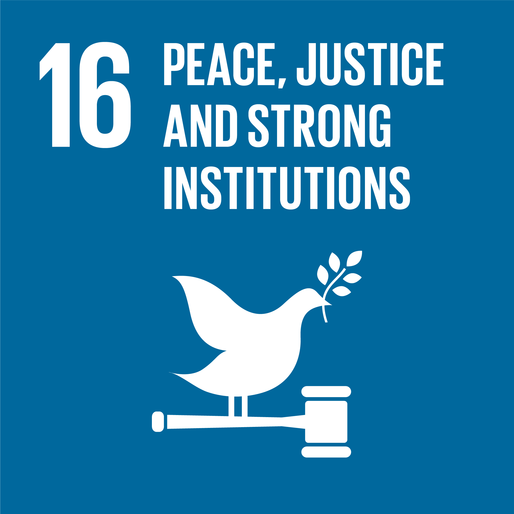 UNSDG 16 Peace Justice & Strong Institutions
