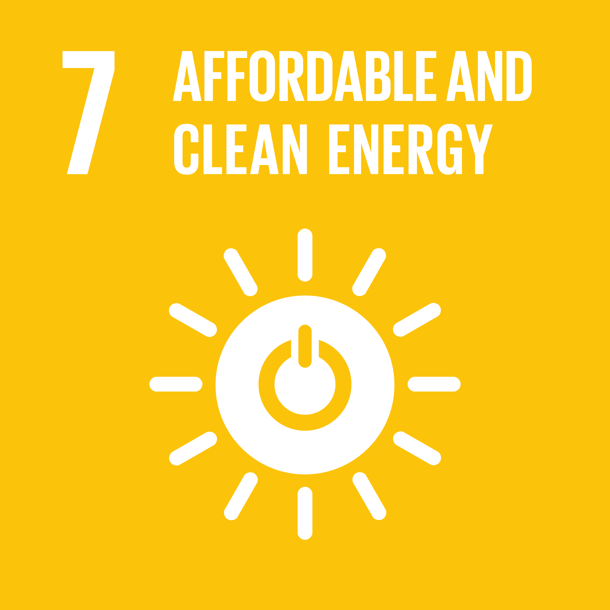UNSDG 7 Affordable & Clean Energy