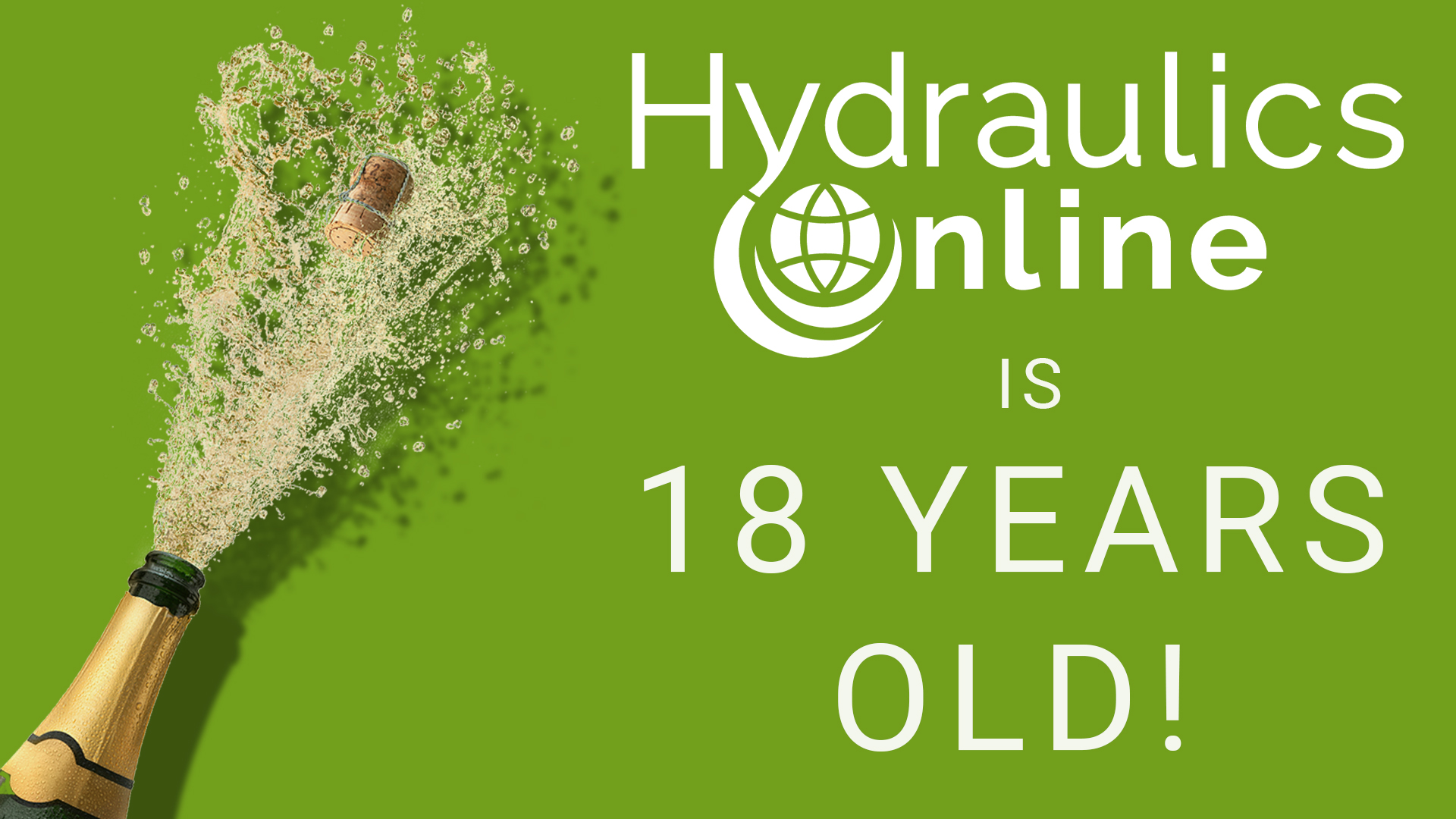 Hydraulics Online 18th Birthday