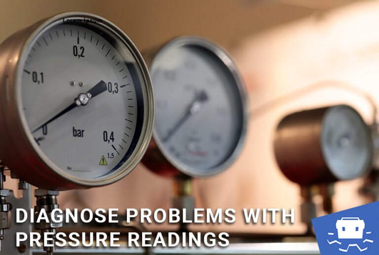 Hydraulic pressure readings