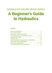 Beginners guide to hydraulics contents page