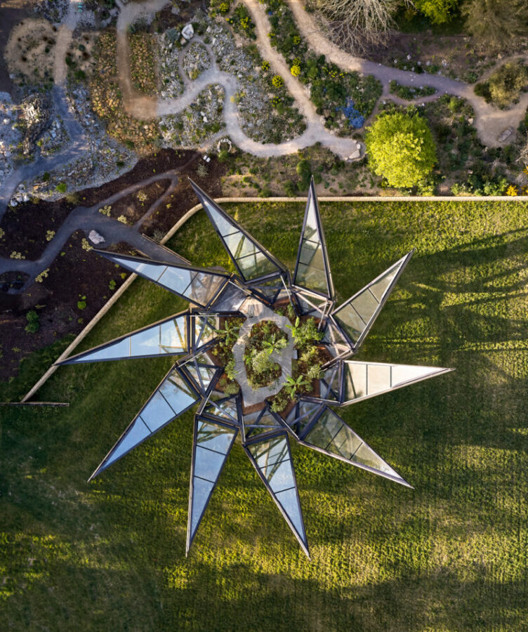 Birdseye view Glasshouse