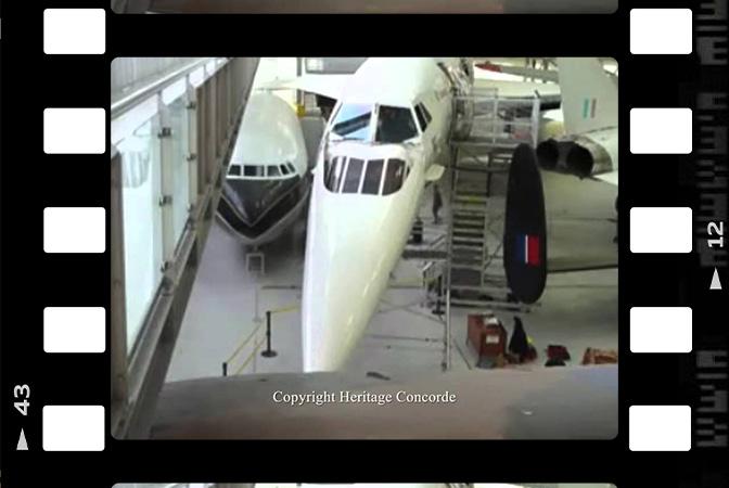 Concorde video frame