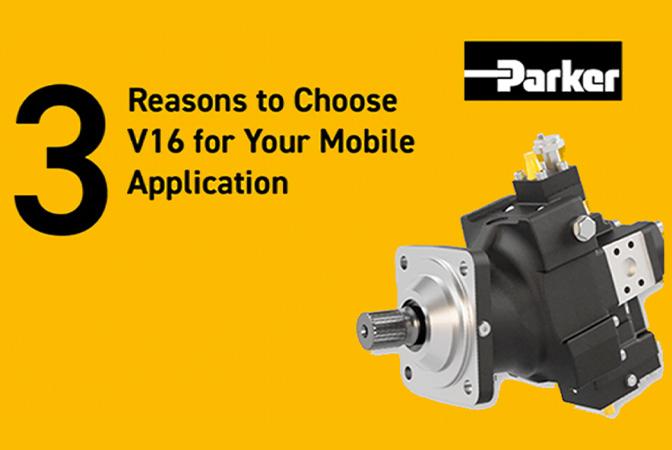Three reasons to Choose parker v16 for mobile applications - Hydraulics Online Technical Knowledge Hub