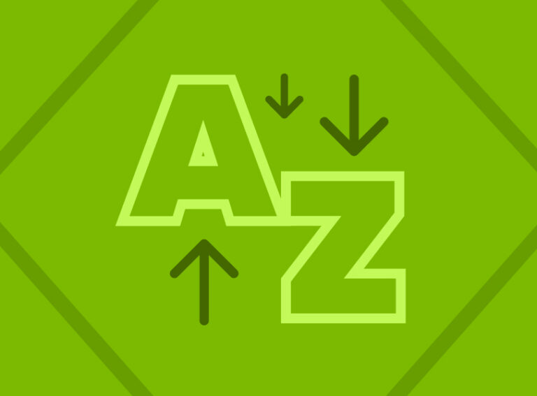 A to Z Icon