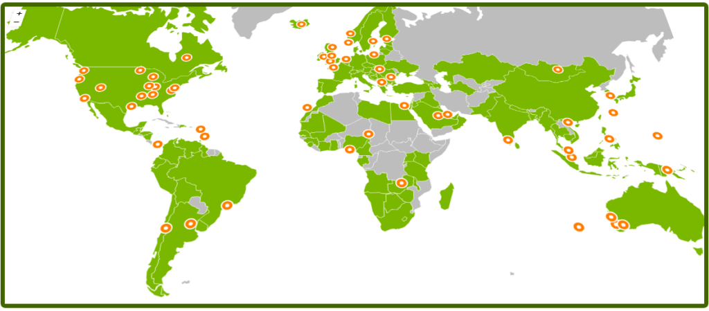 Hydraulics Online World Map