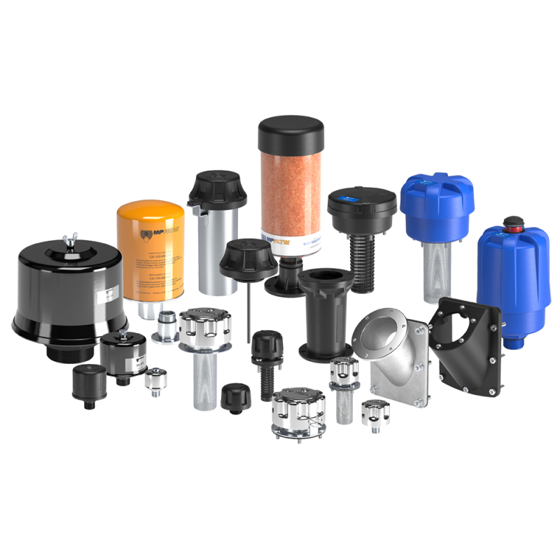 MP Filtri Air Breathers and Filler Caps
